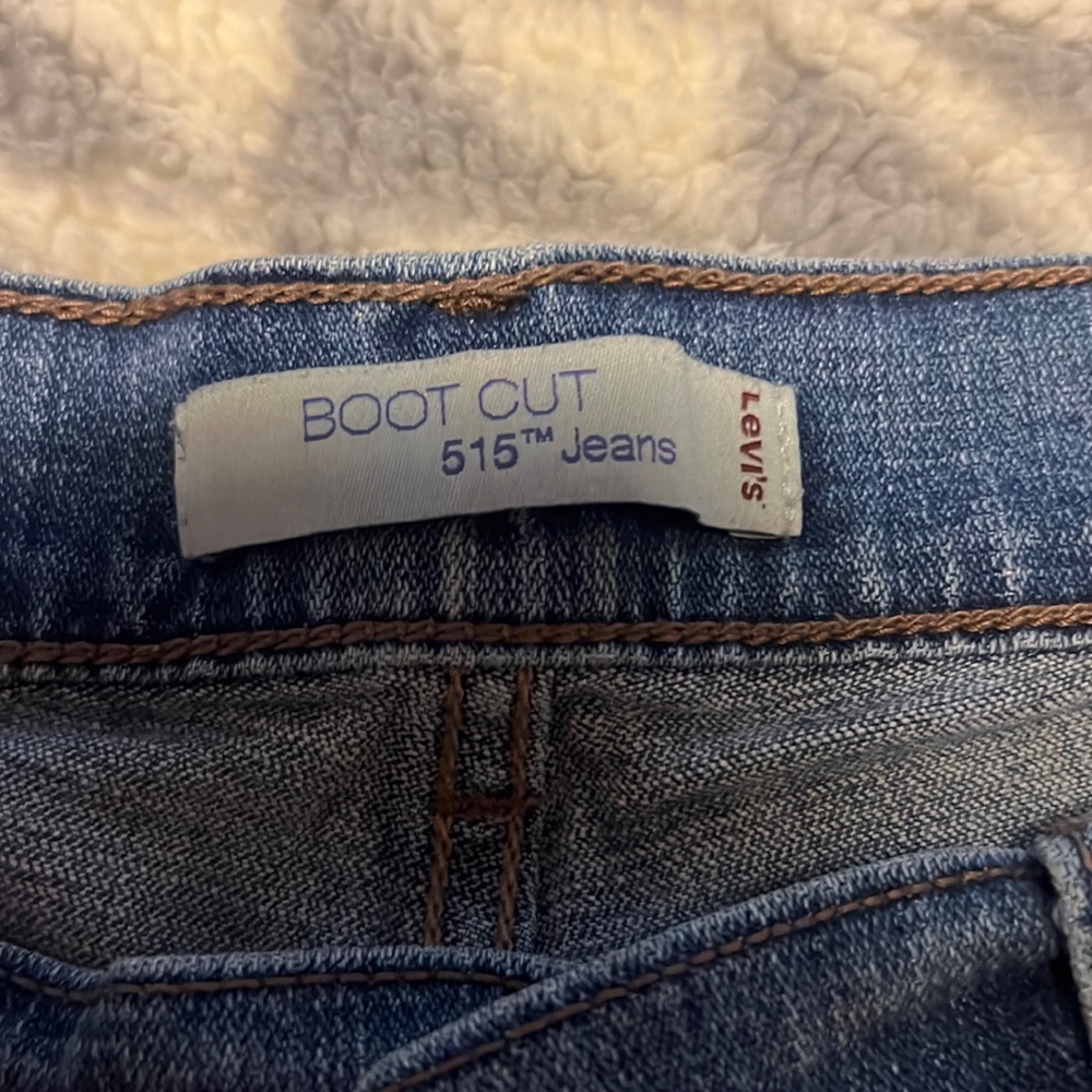Levi 515 boot cut jeans size 12S EUC